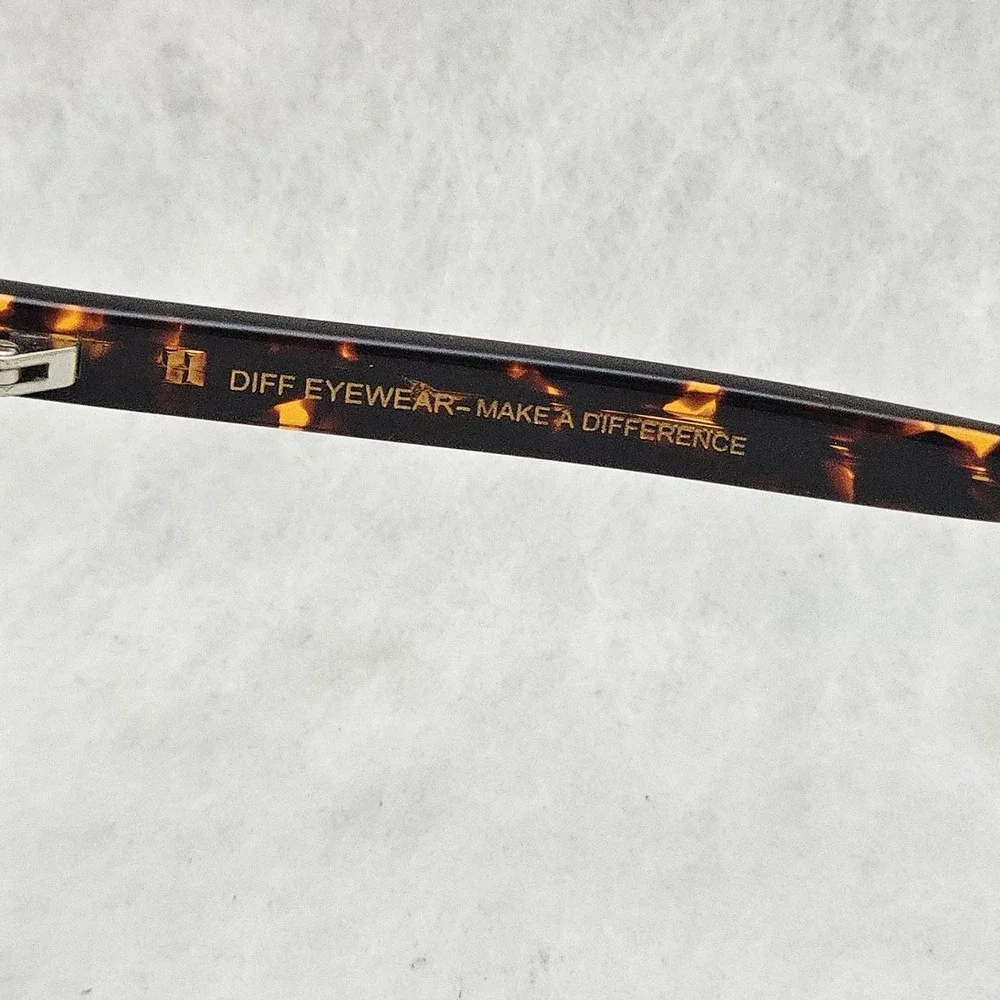 NWOT Diff Eyewear Bluelight Tortoise Weston DT-BB62 50-21-145 PRC